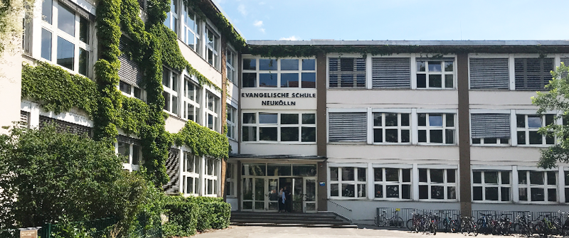 Schulsozialarbeit an der Evangelischen Schule Neukölln, Schulgebäude